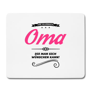 Geschenk Oma Mousepad - oma allerbeste
