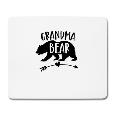 Geschenk Oma Mousepad - Oma Bär