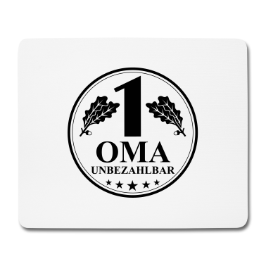 Geschenk Oma Mousepad - Oma unbezahlbar