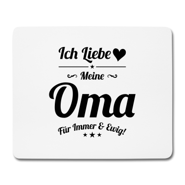Geschenk Oma Mousepad - ich liebe meine oma