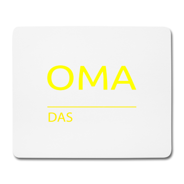 Geschenk Oma Mousepad - das Oma ding