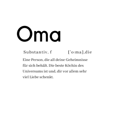 Motiv Definition Oma