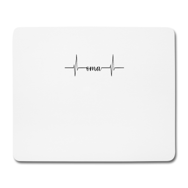 Geschenk Oma Mousepad - Herzschlag · Oma