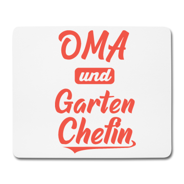 Geschenk Oma Mousepad - OMA UND GARTENCHEFIN
