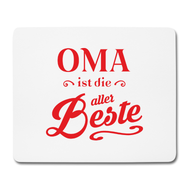 Geschenk Oma Mousepad - OMA IST DIE ALLER BESTE