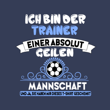 Motiv ich bin trainer einer fussball manschaft