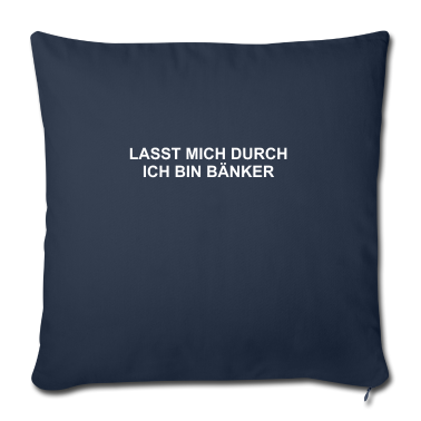 weihnachtsgeschenke für oma und opa Kissenbezug - Bankkaufmann | T-Shirt