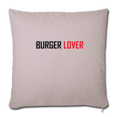 weihnachtsgeschenke für oma und opa Kissenbezug - Burger Lover | T-Shirt