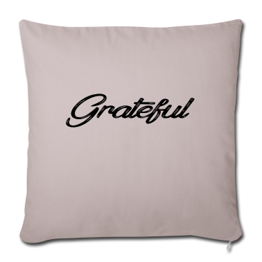 weihnachtsgeschenke für oma und opa Kissenbezug - Grateful | T-Shirt