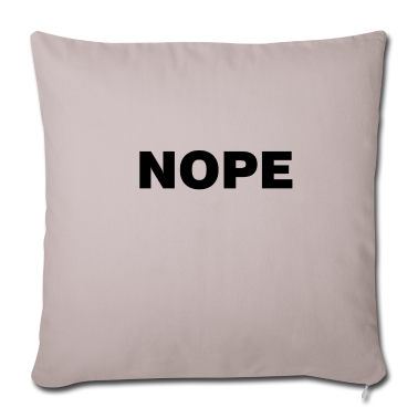 weihnachtsgeschenke für oma und opa Kissenbezug - Nope | Cooles T-Shirt