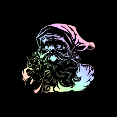 Motiv Weihnachtsmann Weihnachtsgeschenk Christkind Xmas