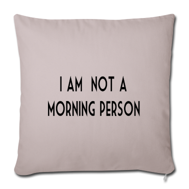 weihnachtsgeschenke für oma und opa Kissenbezug - Morgenmensch | Cooles T-Shirt