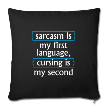 weihnachtsgeschenke für oma und opa Kissenbezug - Swearing Sarcastic cursing sarcasm saying