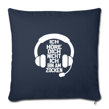 weihnachtsgeschenke für oma und opa Kissenbezug - ich höre dich nicht ich bin am zocken