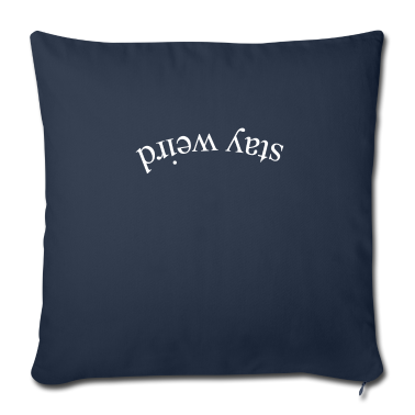 weihnachtsgeschenke für oma und opa Kissenbezug - Bleib komisch | Cooles T-Shirt