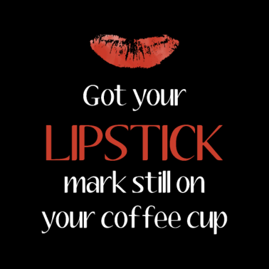 Motiv Lipstick mark coffee cup drink