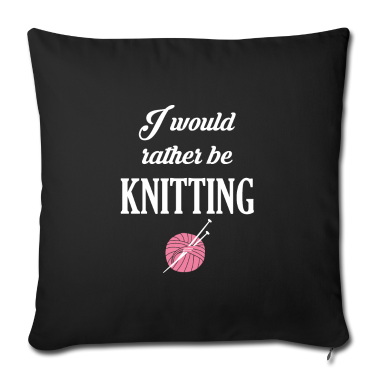 weihnachtsgeschenke für oma und opa Kissenbezug - Knitting Gift for Knitter crafting knit