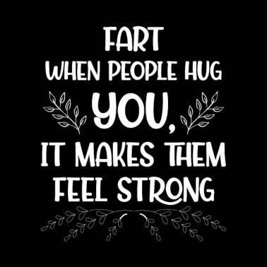 Motiv Fart hug Farting Joke Poop humor