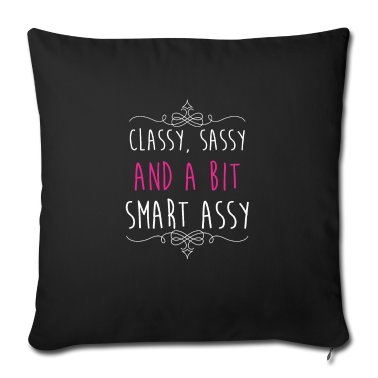 weihnachtsgeschenke für oma und opa Kissenbezug - Classy Sassy Smart Ass Sarcastic Swearing
