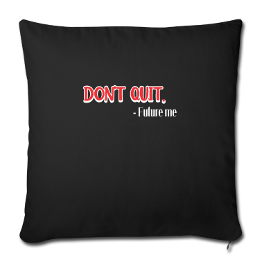 weihnachtsgeschenke für oma und opa Kissenbezug - Motivational Inspirational don't quit future me