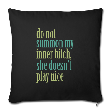 weihnachtsgeschenke für oma und opa Kissenbezug - Swearing Sarcastic Funny Inner Bitch Woman