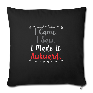 weihnachtsgeschenke für oma und opa Kissenbezug - Gift for introverts Made It Awkward sarcastic