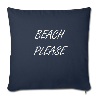 weihnachtsgeschenke für oma und opa Kissenbezug - Beach please | Cooles T-Shirt