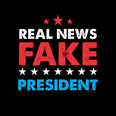 Motiv Fake News Funny Anti Trump Parody President