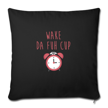 weihnachtsgeschenke für oma und opa Kissenbezug - Wake up Funny Inappropriate Fuck Sarcasm Morning