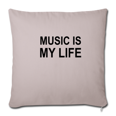 weihnachtsgeschenke für oma und opa Kissenbezug - Music is my life | T-Shirt