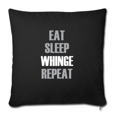 weihnachtsgeschenke für oma und opa Kissenbezug - Eat Sleep Whinge Repeat Funny complain