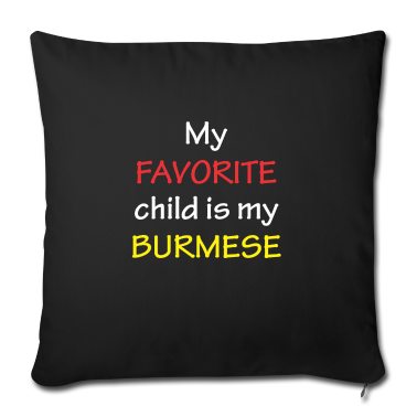 weihnachtsgeschenke für oma und opa Kissenbezug - Burmese Cat favorite child Kitten Lover