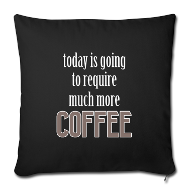 weihnachtsgeschenke für oma und opa Kissenbezug - Funny Require Much More Coffee Lover Coworker