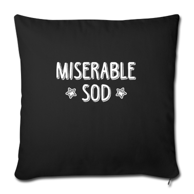 weihnachtsgeschenke für oma und opa Kissenbezug - Miserable Sod Sarcastic Adult Humor Rude Offensive