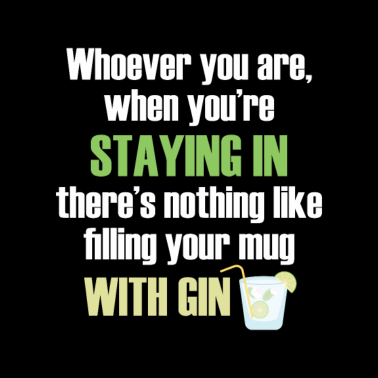 Motiv Funny Gin Drinking Gift Mug Alcohol