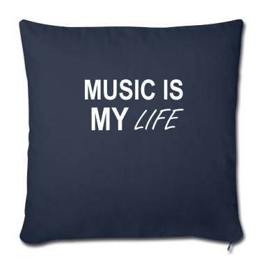 weihnachtsgeschenke für oma und opa Kissenbezug - Music is my life | Cooles T-Shirt