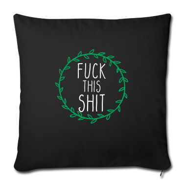 weihnachtsgeschenke für oma und opa Kissenbezug - Fuck This Shit Sarcastic co worker Rude Saying