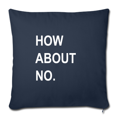 weihnachtsgeschenke für oma und opa Kissenbezug - Wie wärs mit nein | T-Shirt