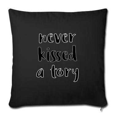 weihnachtsgeschenke für oma und opa Kissenbezug - Never Kissed a Tory Politics Conservatives