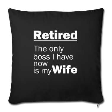 weihnachtsgeschenke für oma und opa Kissenbezug - Retirement Father Retired saying Husband Wife
