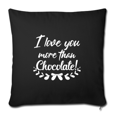 weihnachtsgeschenke für oma und opa Kissenbezug - Anniversary gift Love you more Chocolate Romantic