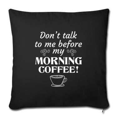 weihnachtsgeschenke für oma und opa Kissenbezug - Funny Morning coffee office Work coworker employee