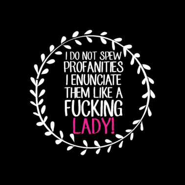 Motiv Fucking Lady Adult Humour Gift Swear Word