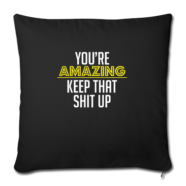 weihnachtsgeschenke für oma und opa Kissenbezug - Amazing Shit up Motivation funny compliment