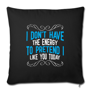 weihnachtsgeschenke für oma und opa Kissenbezug - Sarcasm hate like you today Funny Sarcastic