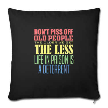 weihnachtsgeschenke für oma und opa Kissenbezug - Ältere Menschen nicht verärgern Sarkastische lusti