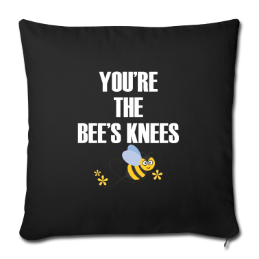 weihnachtsgeschenke für oma und opa Kissenbezug - You're the Bee Knees Funny Cute bees