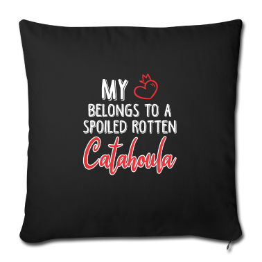 weihnachtsgeschenke für oma und opa Kissenbezug - Spoiled Rotten Catahoula dog lover Pet Owner
