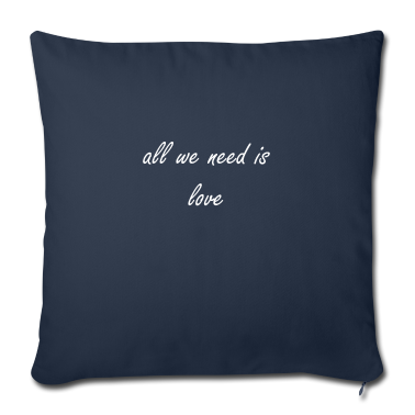 weihnachtsgeschenke für oma und opa Kissenbezug - All we need is love | T-Shirt