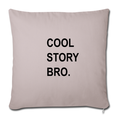 weihnachtsgeschenke für oma und opa Kissenbezug - Cool story bro | T-Shirt